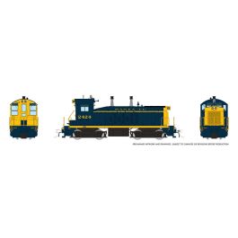 HO EMD SW9 (DC/Silent): Santa Fe - Bookend Scheme: #2428