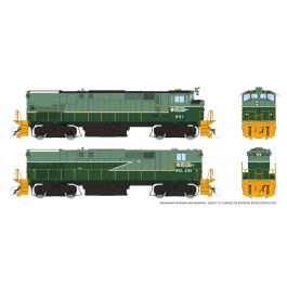 HO M420 + M420B (DC/DCC/Sound): BCR - Two-Tone Green Scheme: #641 + #681