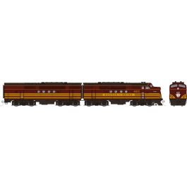 HO EMD FT A+B (DC/Silent): B&M - Maroon Scheme: #4206A + 4206B