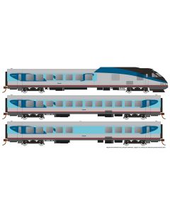 HO RTL Turboliner (DC/Silent): 5-Car Set: Phase V
