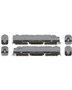 HO EMD E8A + E8A w/HEP (DC/DCC/Sound): Illinois Central: #100 + 101