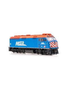 HO F40PHM-2 (DC/Silent): Metra - Blue Scheme: #186