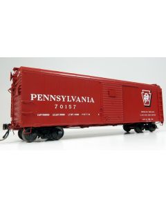 HO scale PRR X31A Single-Door Boxcar: Shadow Keystone - Early: 6-Pack