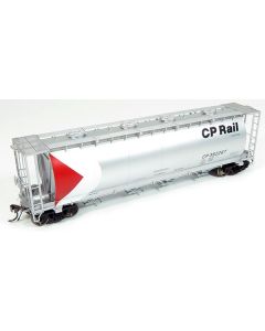 HO MIL 3800cuft Covered Hopper: CP Rail - Silver Repaint: Single Car