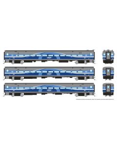 HO Comet Car: AMT - Late: Set #2 (Cab: 708 Coaches: 725, 733)