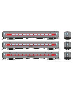 HO Comet Car: CDOT - Late: Set #2 (Cab: 6211 Coaches: 6238, 6276)