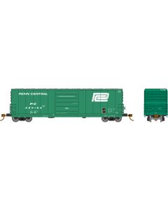 HO Evans X72A Box car: Penn Central Large Logo - Single Car