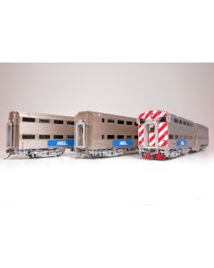 HO Gallery Commuter Car: Metra - BNSF: Set #3 (Cab: 811 Coaches: 748, 765)