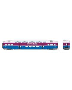 HO BiLevel Commuter Car: ACE - Original: Set #1 (Cab: 3305 Coaches: 3205, 3208)