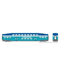 HO BiLevel Commuter Car: Coaster - Original: Set #1 (Cab: 2303 Coaches: 2204, 2208)