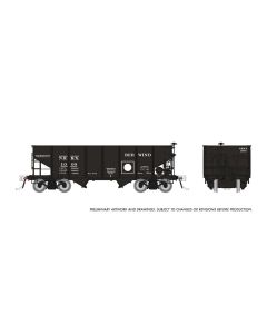 HO PRR GLa 2-Bay Hopper: Berwind (NRBX): Single Car