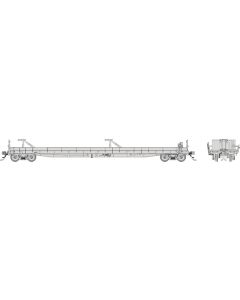 HO Vancouver Iron Works Piggyback Flatcar: Undecorated: Single Car