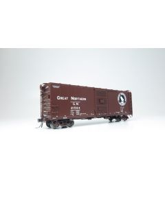 HO GN 40' Boxcar w/ Early IDNE: Great Northern - Mineral Red: Single Car