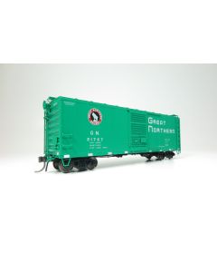 HO GN 40' Boxcar w/ Early IDNE: Great Northern - Glacier Green: 6-Pack