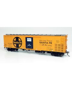 HO Santa Fe RR-56 Mechanical Reefer: Santa Fe All The Way Slogan - 4-Pack