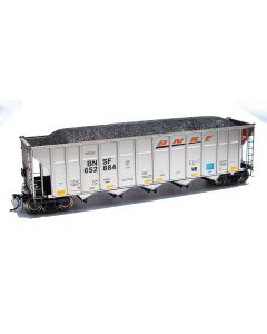 HO AutoFlood III Coal Hopper: BNSF Wedge scheme - 6 pack #2