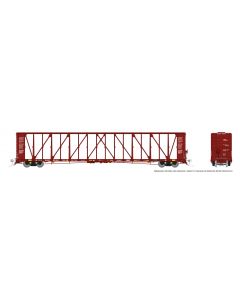 HO NSC Centerbeam Flatcar: BNSF - Brown: Single Car #2