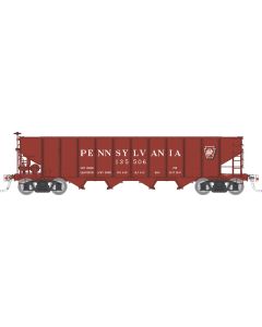 HO H21A 4-Bay Hopper: PRR - Red, Shadow Keystone: 6-Pack #2