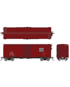 HO 1937 AAR 40' Boxcar - Square corner: WP: Single Car