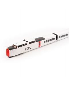 HO UAC TurboTrain (DC/DCC/Sound): CN Rail - 5-Car Set: #126-201-256-228-151