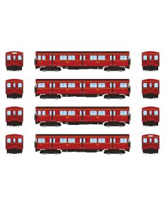 HO TTC G-Class Subway (DC/Silent): A-B-B-A Train: #5016+5217+5216+5017