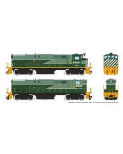 HO M420 + M420B (DC/DCC/Sound): BCR - Green Lightning Stripe Scheme: #642 + #686