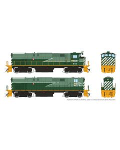 HO M420 + M420B (DC/DCC/Sound): BCR - Green Lightning Stripe Scheme: #645 + #688