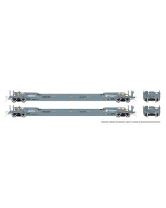 HO 53' Husky-Stack well car 2-Pack: Ferromex: 3-Pack