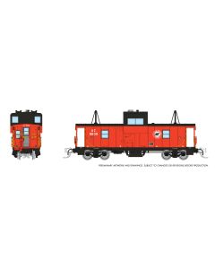 N Wide Vision Caboose: Algoma Central: #9607