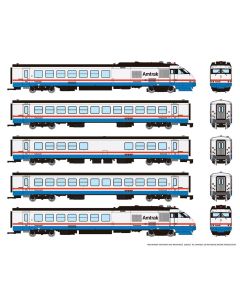 N RTL Turboliner (DC/Silent): 5-Car Set #4: Phase III Late
