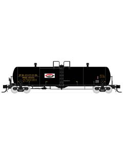 N Procor 20K gal Tank Car: PROX As delivered Split P Logo - Single Car