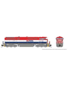 N Dash8-40CM (DC/DCC/Sound): BCR - Red/White/Blue w/Frame Stripe: #4621