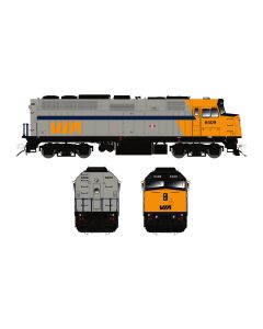 N Scale VIA Rail Canada F40PH-2D (DC/DCC/Sound): Original Scheme #6409