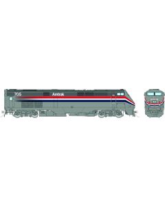 HO GE P32AC-DM (DC/DCC/Sound):  Amtrak - Phase III: #709