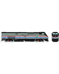 HO GE P32AC-DM (DC/DCC/Sound):  Amtrak - Phase III Empire Service w/ hatch: #708