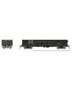 HO 40' Drop Bottom Gondola: New Haven: 6-Pack