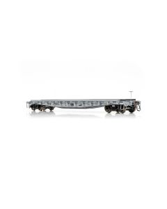 HO F30A 50' Flat Car MOW w/deck rails: CR - MOW: 6-Pack