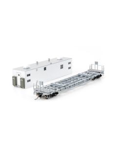 HO F30A 50' Flat Car w/Camp Van: CR - MOW: Single Car 
