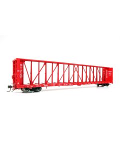 HO NSC Centerbeam Flatcar: CP Rail - Red: Single Car