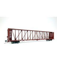 HO NSC Centerbeam Flatcar: BNSF - Brown: 6-Pack