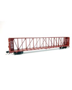 N NSC Centerbeam Flatcar: Canadian National - Brown: 6-Pack