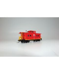 HO Northeastern-style Steel Caboose: LNE - Red Scheme: #582